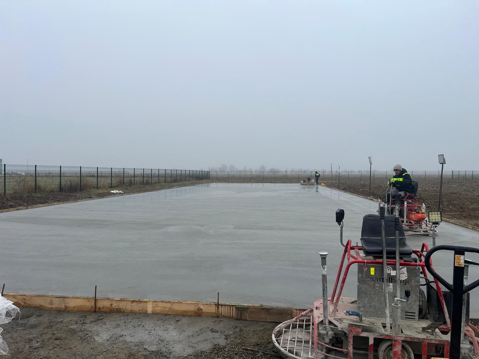 Exterior concrete slab