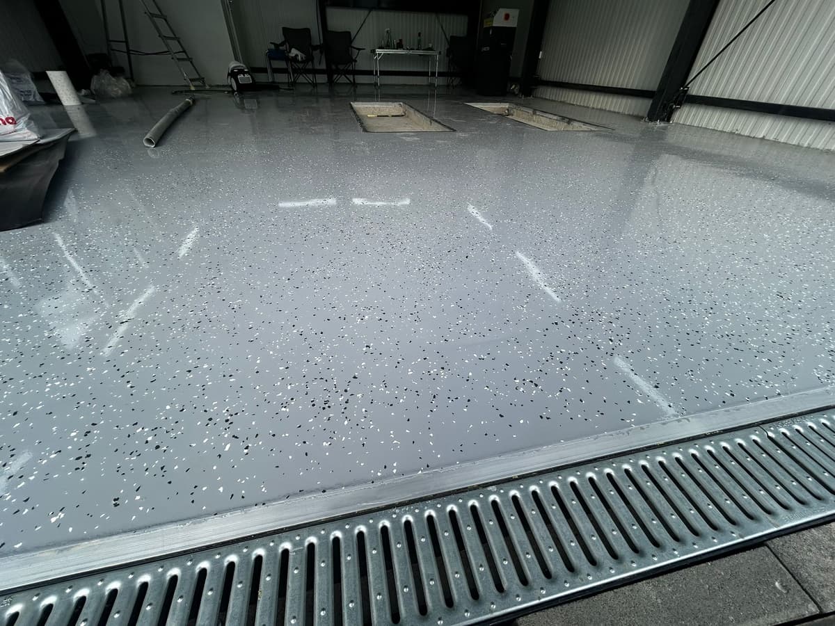Industrial epoxy floor